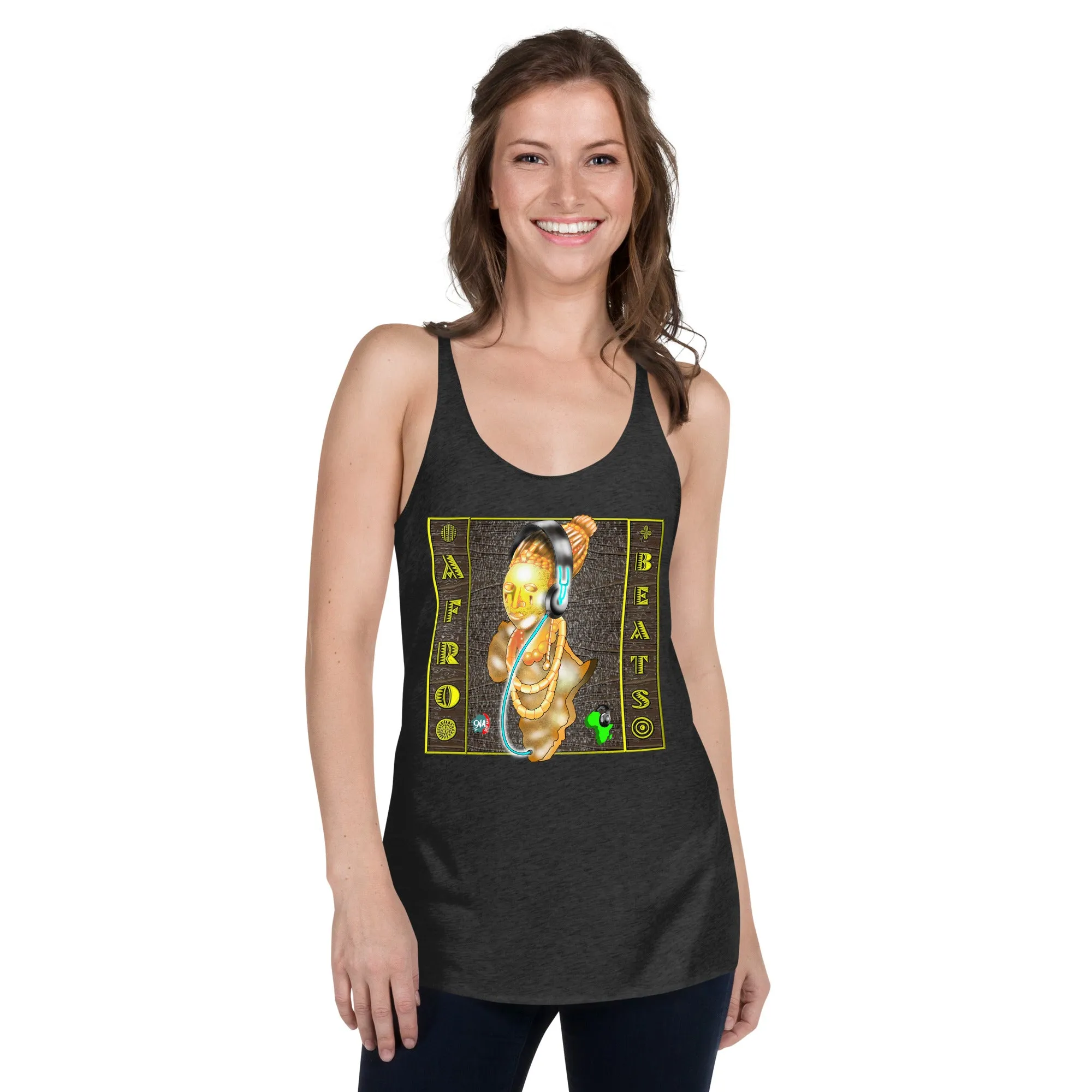 Women's "Bronze Queen" Afrobeats Tank Top