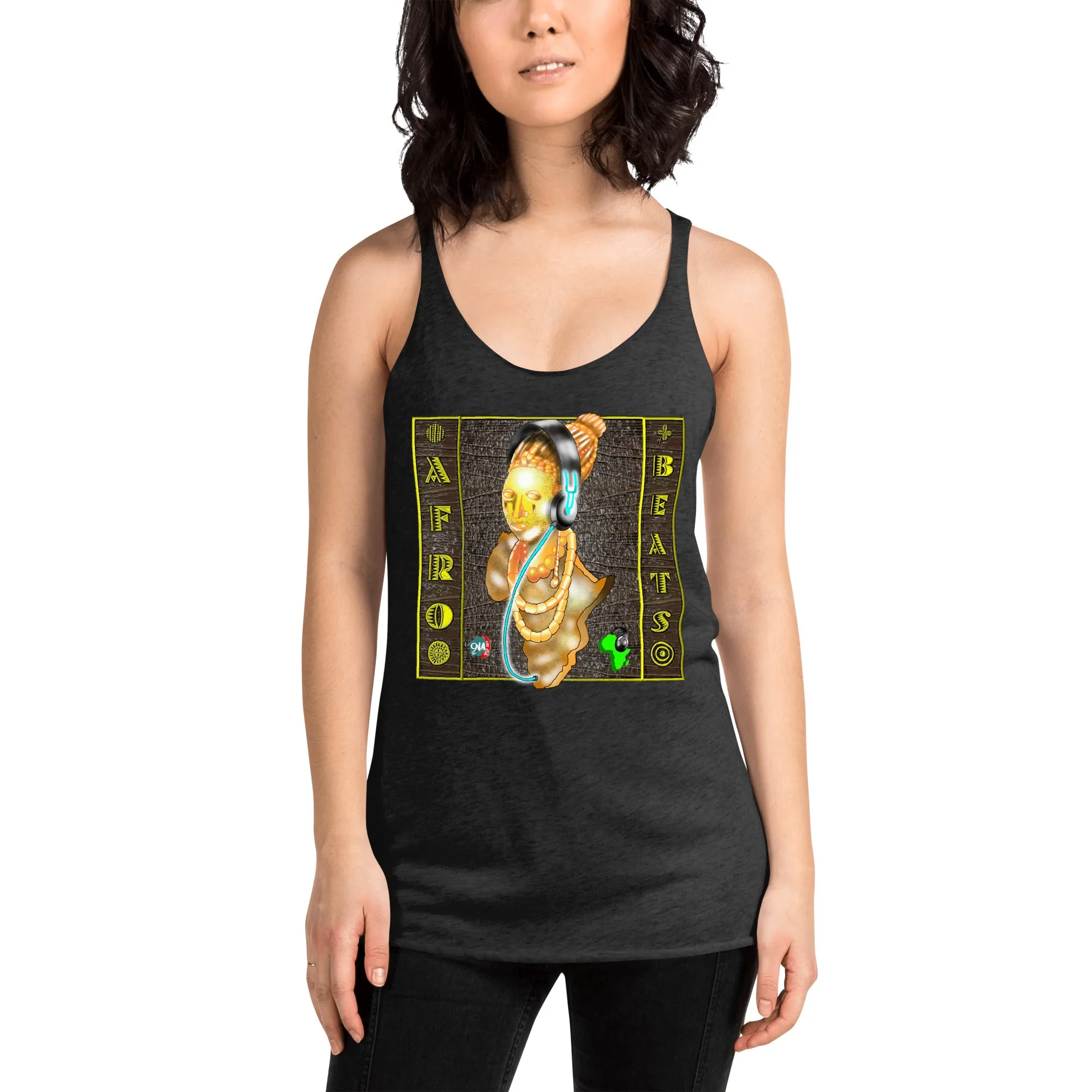 Women's "Bronze Queen" Afrobeats Tank Top