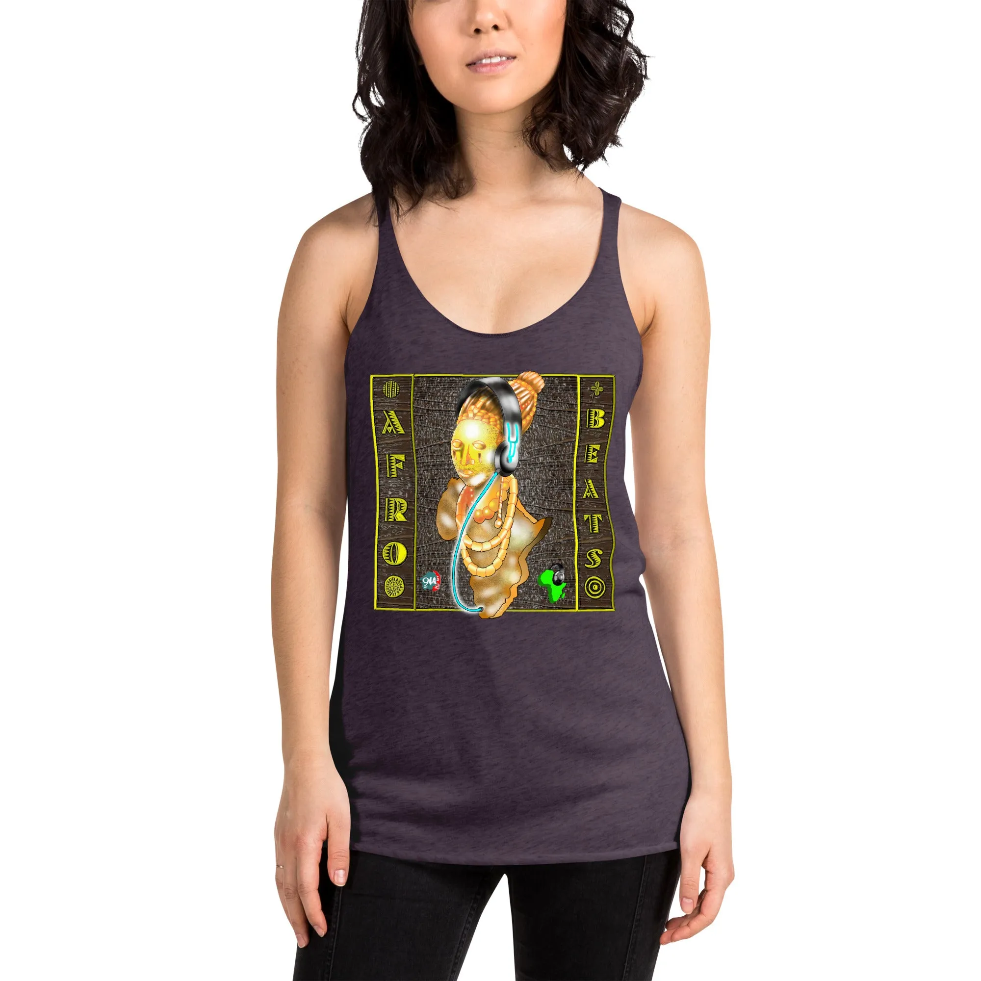 Women's "Bronze Queen" Afrobeats Tank Top