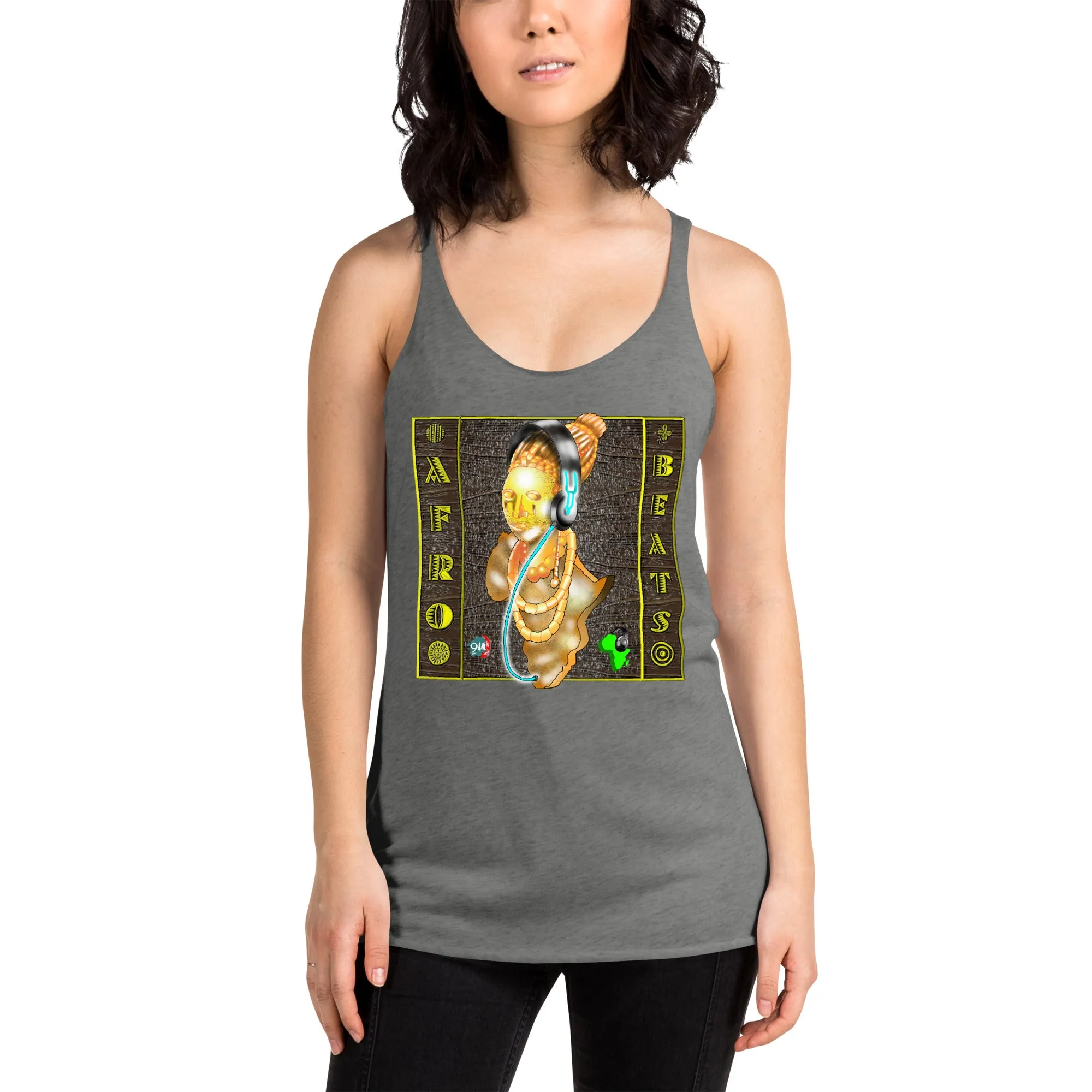 Women's "Bronze Queen" Afrobeats Tank Top