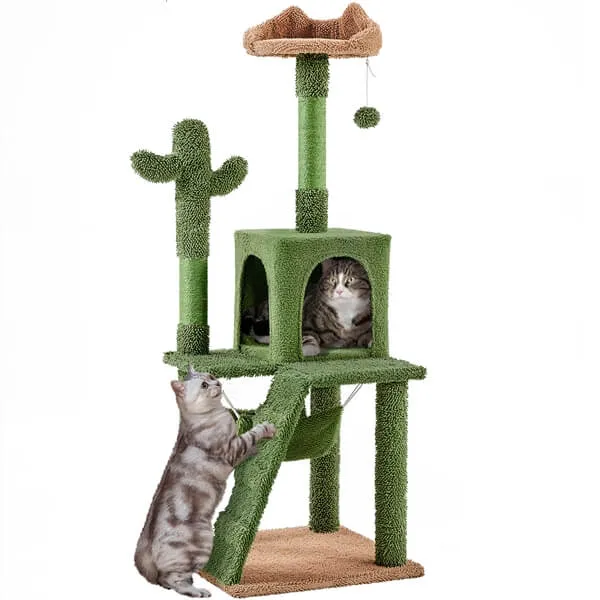 Yaheetech Cactus Cat Tree 53.5in