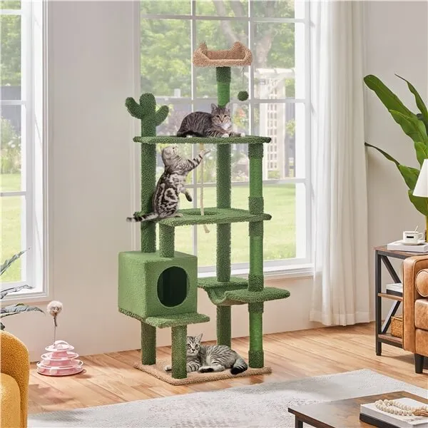 Yaheetech Cactus Cat Tree 70.5in