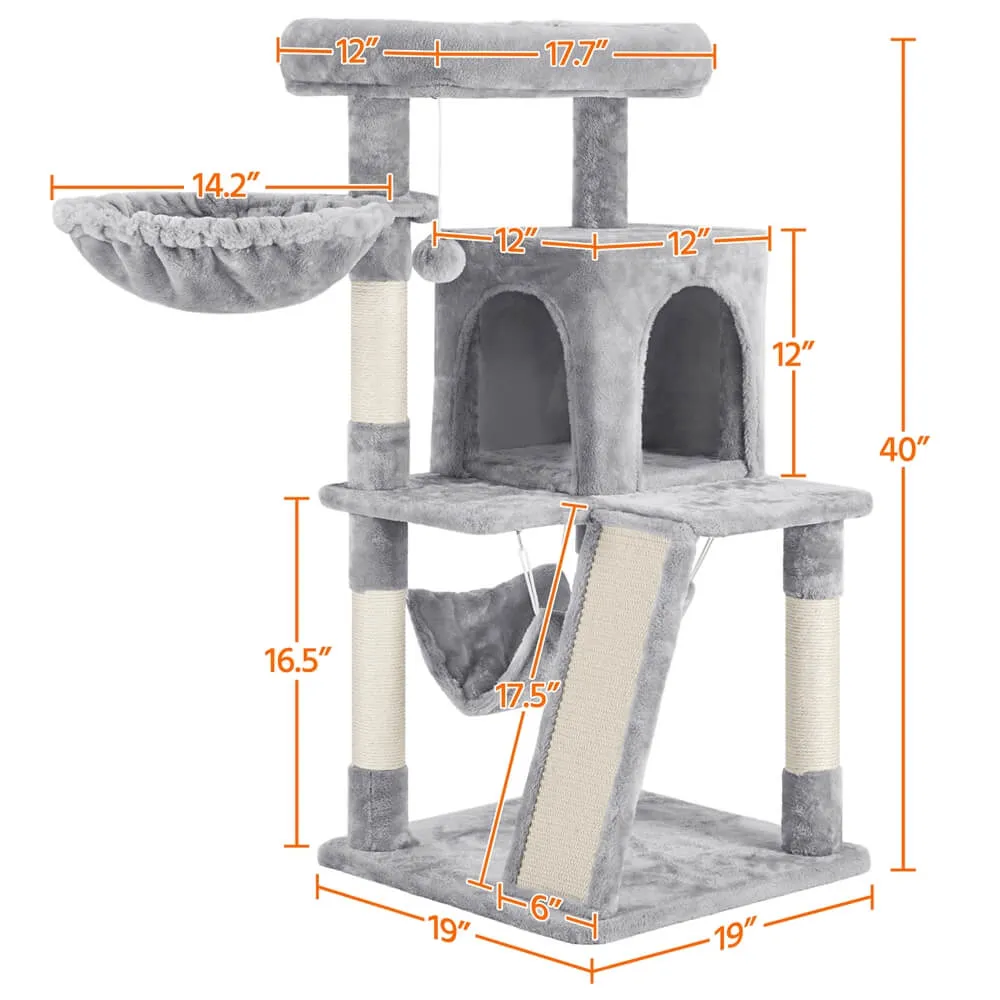 Yaheetech Cat Tree 40-Inch