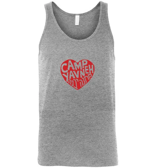 Yavneh Unisex Tank Top - Red Heart