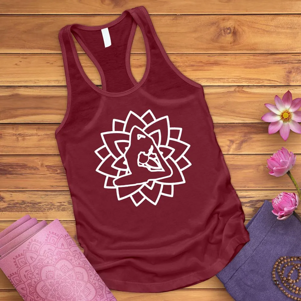 Yoga Pose Lotus Tank Top