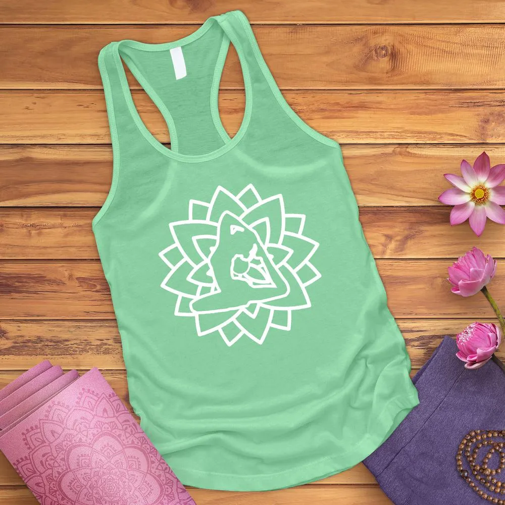 Yoga Pose Lotus Tank Top