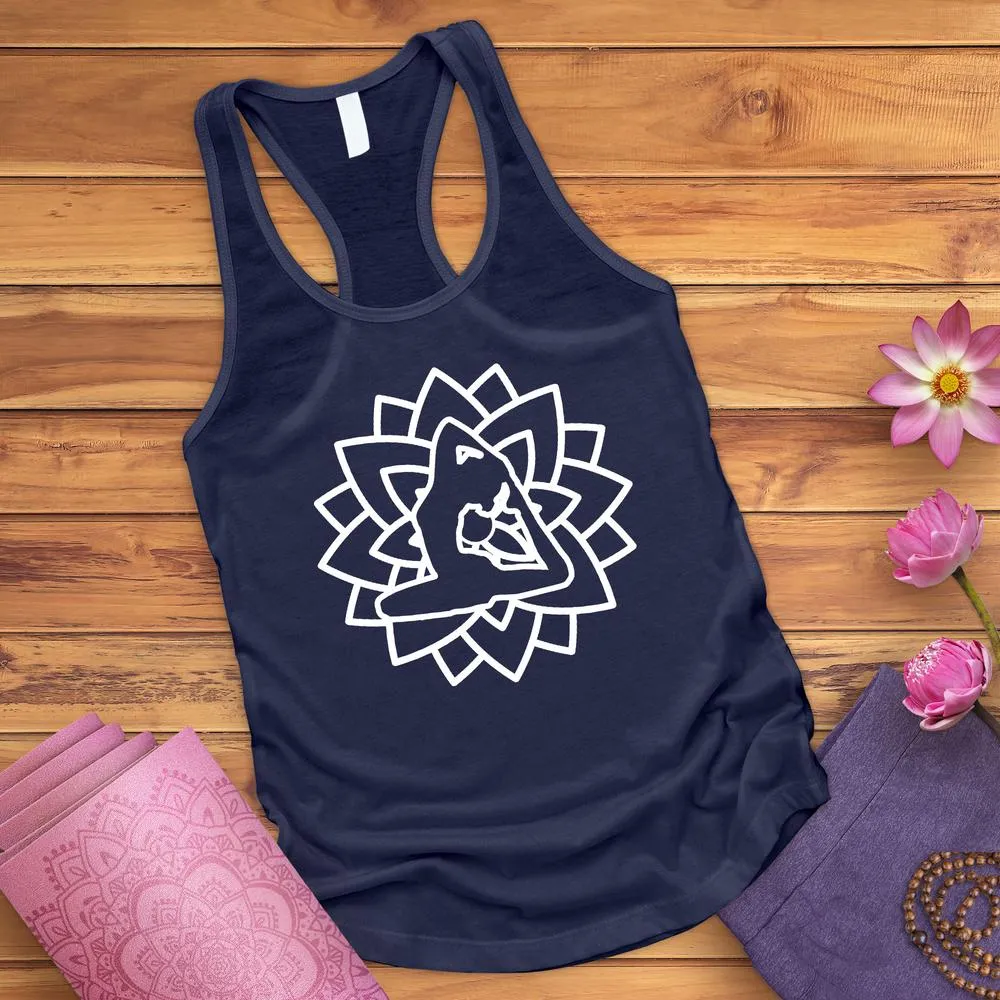 Yoga Pose Lotus Tank Top